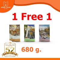 1 แถม 1  Taste Of The Wild Cat Food Made In U.S.A  ขนาด 680g    1 แถม 1