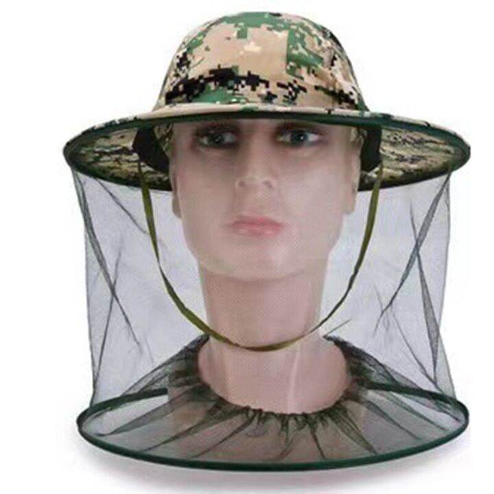 camouflage-male-fishing-hat-anti-bee-insect-anti-mosquito-net-anti-insect-hat-mesh-fishing-hat-outdoor-hat-with-sun-cover