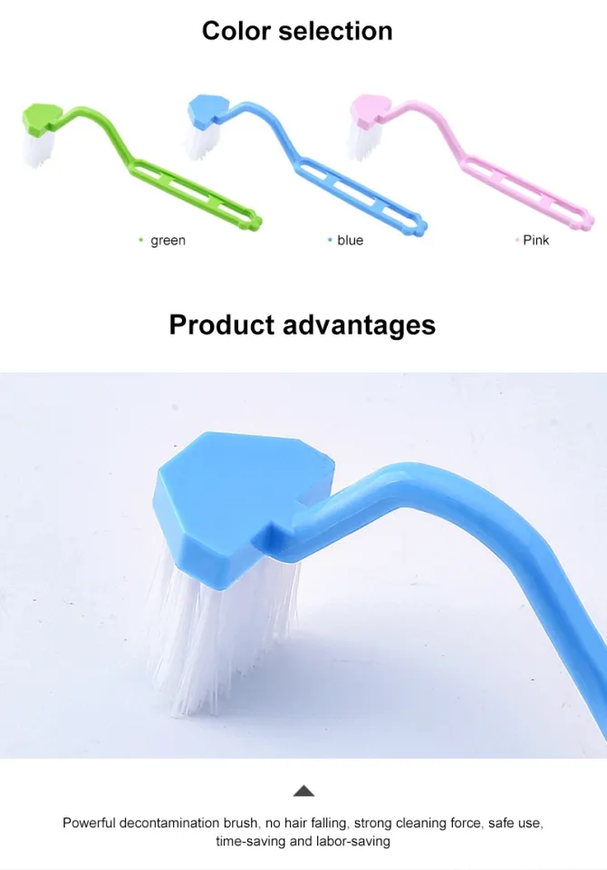 Small Size V Shape Baby Toilet Brush for Crevice Cleaning - China
