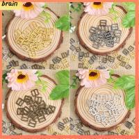 BRAIN 20/40pcs 6/7/8.5mm Mini Ultra-small 4 สี อุปกรณ์เสริมกระเป๋าตุ๊กตา หัวเข็มขัดตุ๊กตา DIY หัวเข็มขัดไตรไกลด์ ปุ่มเข็มขัด