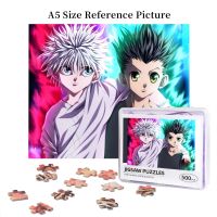 Hunter X Hunter Killua Zoldyck Gon Freecss Wooden Jigsaw Puzzle 500 Pieces Educational Toy Painting Art Decor Decompression toys 500pcs