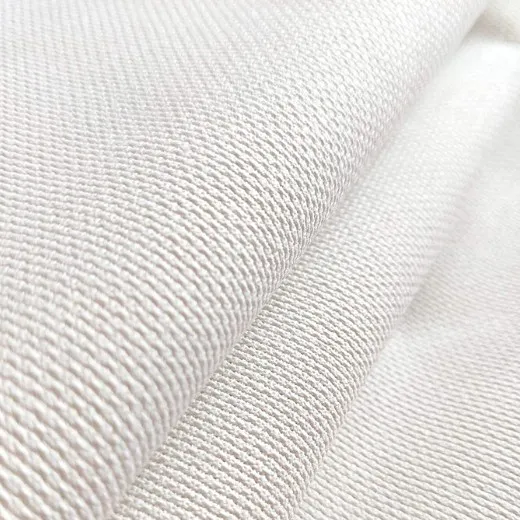 AIDA CLOTH 10 COUNTS WHITE 100 POLYESTER, EVEN WEAVE FOR STIFFER
