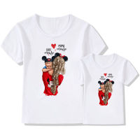 Family Look Mama Baby Mouse Matching T Shirt Cotton Mother And Daughter Clothes Mommy And Me Outfits Mum Baby Girl Clothes