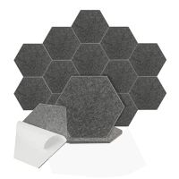 16 Pack Acoustic Panel Hexagon Sound Insulation Foam Wall Panels Self-Adhesive Acoustic Panel,for Recording Studio,Etc