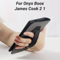 Folio PU Leather Book Cover for Onyx Boox James Cook 2 1 Case 6" eBook Protector Funda with Hand Strap Magnetic ClosureCases Covers