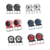 4PCS 1.55 Metal Beadlock Wheel Rim Hub For 1/10 RC Crawler Car Axial Yeti Jr RC4WD D90 TF2 Tamiya CC01 LC70 MST JIMNY Electrical Connectors