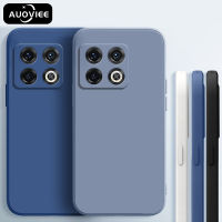 AUOVIEE เคสโทรศัพท์ซิลิโคนเหลวสี่เหลี่ยมสำหรับ Oneplus 10 8 7 T Pro ของแท้ป้องกันเลนส์เต็มรูปแบบฝาครอบแบบนิ่มสำหรับ1+ 9 9R 9RT Pro 6 6T 8T 5 T