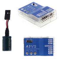 ตัวสร้างความเสถียรควบคุมการบินเครื่องบิน V2 A3 3ไจโรแกนสำหรับเครื่องบิน RC