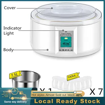 Bear Yogurt Maker 1L Large Capacity 12W Portable Electric Yogurt