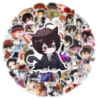 10/30/50PCS New Anime Bungo Stray Dogs Cartoon Stickers DIY Phone Laptop Luggage Skateboard Graffiti Decals Fun for Kid Toy Stickers Labels