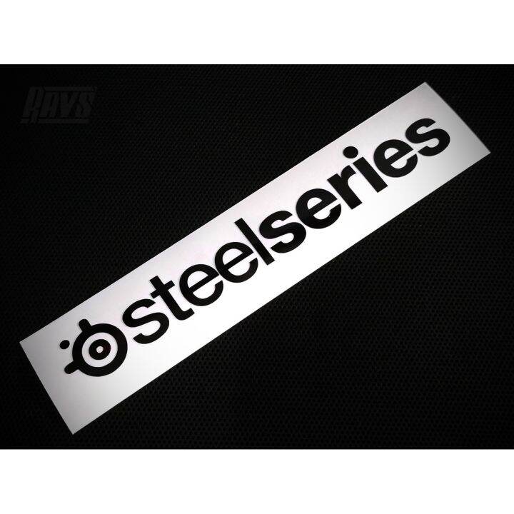 Steelseries logo decal / cutout vinyl sticker durable Lazada PH