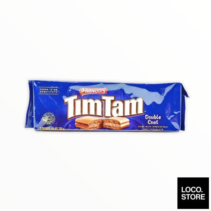 Arnotts Tim Tam Chocolate Tim Tam Double Coat 200G Lazada
