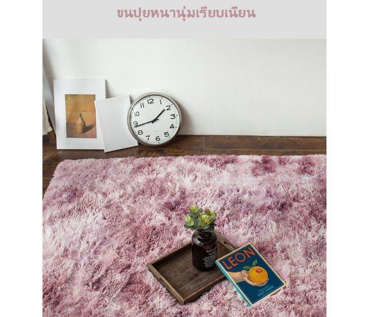 carpet-rugs-พรมปูห้องนอน-พรมปูพื้นขนนุ่มกันลื่น-พรมปูห้องนอน-พรมปูพื้นห้อง-พรมขนนุ่มทูโทน-60-120cm