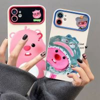 เคส Roupjiang สำหรับ iPhone 15 14 13 12 11 Pro Max X XR Xs Max 8 7 6S Plus SE 2020อนิเมะการ์ตูนน่ารักเคสโทรศัพท์ Loppy เล็กน้อย