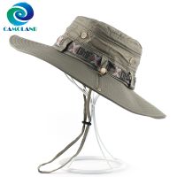 CAMOLAND Waterproof Bucket Hat For Men Women Outdoor Fishing Cap Summer UV Protection Sun Hat Male Panama Cap Female Beach Hats