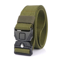 New Environment Friendly Nylon Button Belt Quick Release Tactical Belt Anti Allergy Outdoor Travel Light Summer