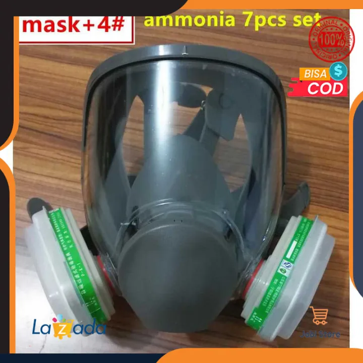 Masker Respirator Gas Amonia Full Face Industrial Safety Equipment ...