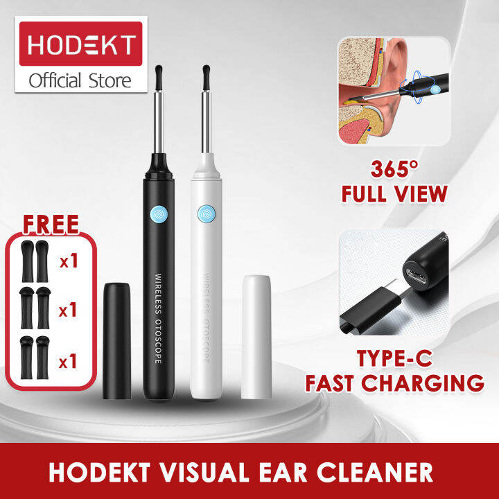 HODEKT Smart Visual Ear Sticks High Precision Cameras Dental Scaler