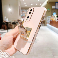 เคสโทรศัพท์สุดหรูสำหรับ Honor 90 Lite 90Pro X7a X8a Magic5 Pro 5G 4G 2023ใหม่เคสป้องกันเคสใส่โทรศัพท์แบบบางพิเศษพร้อมฝาหลังขาตั้งน้ำหอมเจาะ Flash ที่สร้างสรรค์