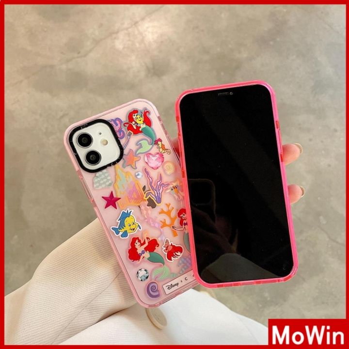 mowin-เข้ากันได้สำหรับ-เคสไอโฟน-เข้ากันได้สำหรับ-เคส-iphone-ซิลิโคนนุ่ม-เคสใส-เคสใสสีเรืองแสง-กันกระแทก-สโนว์ไวท์-การ์ตูน-สไตล์น่ารัก-เข้ากันได้สำหรับ-สำหรับ-iphone-11-12-pro-max-13-pro-max-7-plus-11-