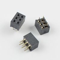 ✽☊ 20pcs 2mm 2.0mm Pitch 2x3 6 Pin Female Double Row Straight Pin Header Strip Socket Connector 6P