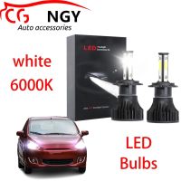 หลอดไฟหน้า LED 6000K สูง ต่ํา สีขาว สําหรับ Mitsubishi Mirage 2012-2016 1 คู่