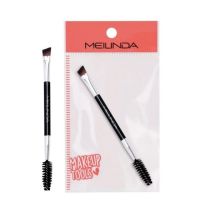 ? 1 แถม 1 แปรงแต่งคิ้ว2หัว Meilinda Duo Head Brow Brush &amp; Spooly MC 4288 [บริการเก็บเงินปลายทาง]