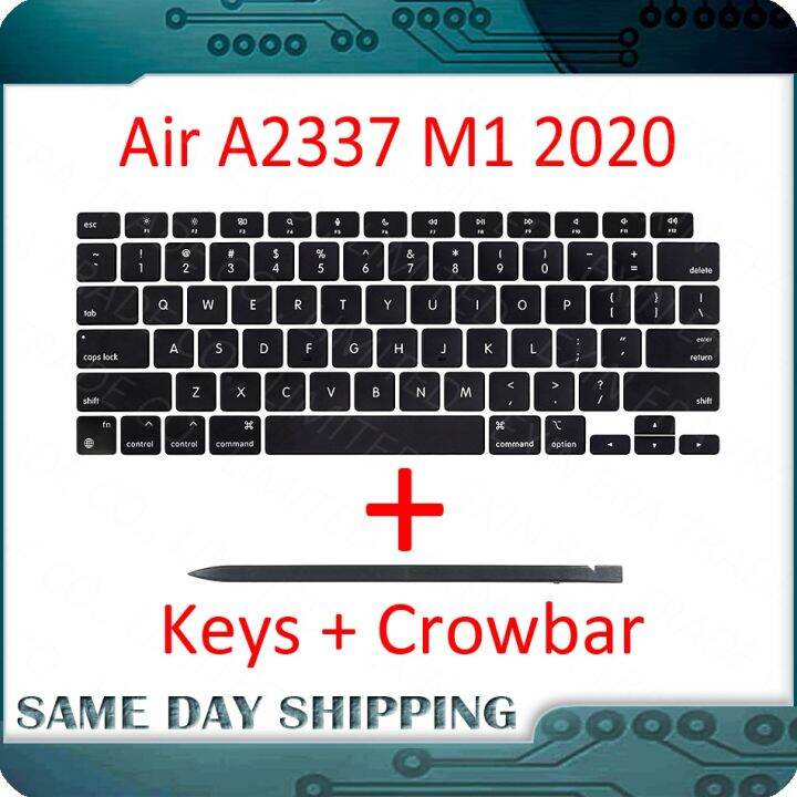 แล็ปท็อปใหม่-a2337ปุ่มกดที่สำคัญคีย์หมวกคีย์บอร์ดขากรรไกรซ่อมสำหรับ-apple-macbook-air-retina-13-quot-m1-emc-3598-2020ปี