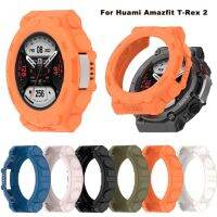 ◘ Pokrowiec ochronny do Huami Amazfit t-rex 2 miękki TPU pełna ochrona silikonowy ekran Smartwatch ramka bumpera