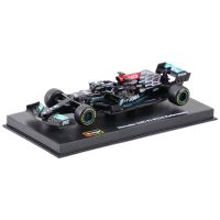 Bburago 1:43เมอร์เซเดส AMG 2022 W12 E ประสิทธิภาพ #44 RB18โมเดลรถหุ่นอัลลอย Diecast F1รถแข่งรถฟอร์มูลา