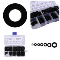 ┅ M2 M2.5 M3 M4 M5 M6 M8 Nylon Washers Plastic Insulation Spacers Seals Black 350PCS Nylon Washers Set Gasket Ring Kit