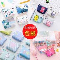 .Coin Purse Fabric PU Coin Bag Cute Canvas Bag Cartoon Girl Mini Coin Earphone Bag Change 【OCT】