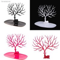 ✌❈ Black White Pink Rose Red Deer Earrings Necklace Ring Pendant Bracelet Jewelry Cases Display Stand Tray Tree Storage Jewelry