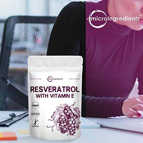 [PREORDER] TransResveratrol Powder with Natural Vitamin E, 5 Ounce