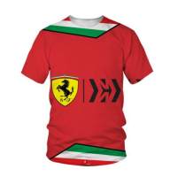 xzx180305  F1  Scuderia Ferrari2023 Signature 3D T-Shirt 18