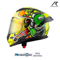 หมวกกันน็อค RANDOM HELMET CZ-R 3.เขียวสะท้อน