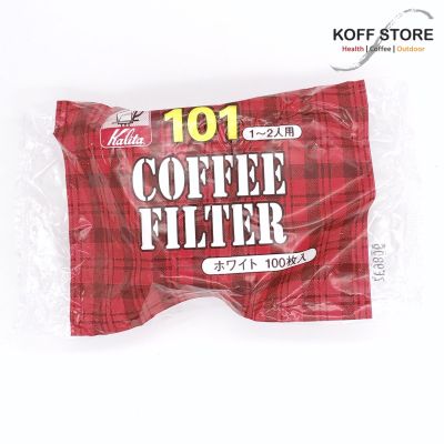 Kalita Coffee Paper Filter กระดาษกรองกาแฟคุณภาพสูง สำหรับกาแฟดริป 100 แผ่น