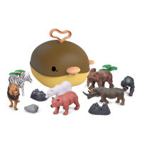 Wangdek Animal World Set in Backpack วังเด็ก ชุดกระเป๋าสวนสัตว์ 2 In 1 ของเล่นเด็ก 0906/400888