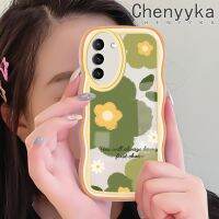 Chenyyka เคสโทรศัพท์ลายดอกไม้สีสันสดใสลายการ์ตูน S21 S21เรื่อง Galaxy S21 FE แถมเคสนิ่มโปร่งใสป้องกันเลนส์กล้อง