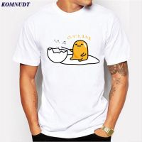 2023 New  Fashion Gudetama Japanese Lazy Egg White Men T Shirt Top Basic Tee Printed Tops  T-Shirts Tops Tee Valentines Day gift