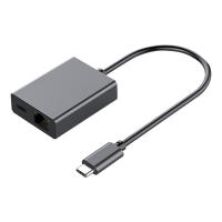 USB C To Ethernet Network Adapter USB C To Ethernet Port For Google TV 4K Aluminum Alloy Adapter For USB C To Ethernet everybody