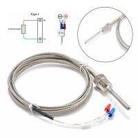 【Taiyong Electric】K ประเภทกันน้ำ Thermocouple สแตนเลสเซ็นเซอร์ P Robe 2เมตรความยาวทนต่อ0 500 °C อุณหภูมิสูงสำหรับ PID ควบคุม