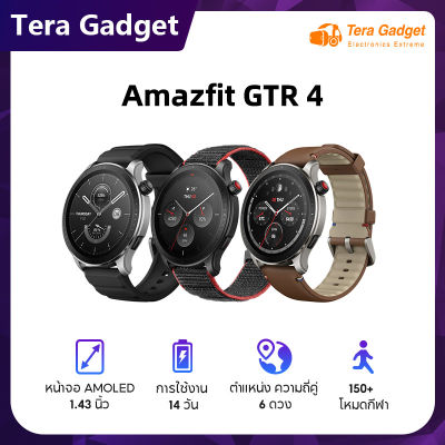 [ใหม่ล่าสุด] Amazfit GTR 4 New Smartwatch Waterproof การโทรด้วยบลูทูธ นาฬิกาสมาร์ทวอทช์ SpO2 gtr4 สัมผัสได้เต็มจอ วัดออกซิเจนในเลือด