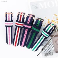 ♛ Mens Nylon watch strap 10mm12mm14mm16mm17mm18mm19mm20mm22mm watch accessories sports waterproof watch band womens chain buckle