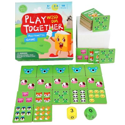 【CW】 Cards Math Set Arithmetic Games Early Educational Toddlers Teaching Aids