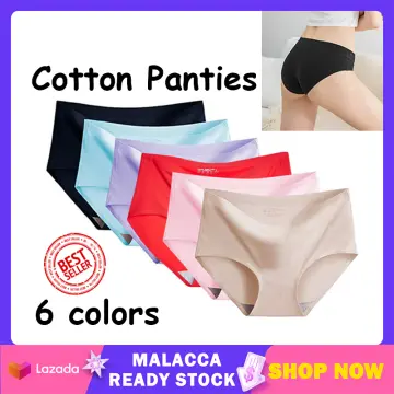 Buy RM Women Pure Cotton Solid Hipster Panties Underwear -Multicolor, S  -Pack of 6 at