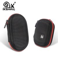 ∈ﺴ♗ IKSNAIL Portable Case For Earphone Mini Zippered Round Storage Hard Bag Headset Box For Headphone Case Card charger Cable earbud