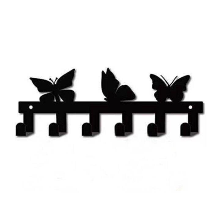 key-rack-holder-wall-mounted-key-holder-6-hook-hanging-rack-cute-key-decorative-with-screws-anchors-for-coat-clothes