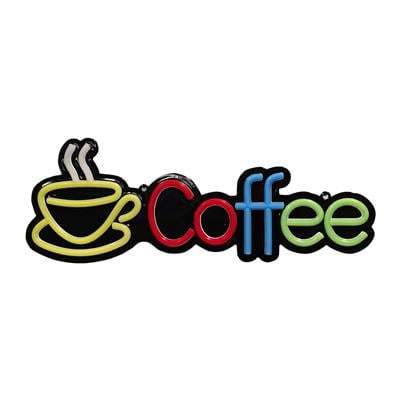 "โปรโมชั่น"ป้ายไฟติดผนัง COFFEE LUZINO รุ่น NS-014 ขนาด 37.5 x 2 x 13.5 ซม. สี RGB"ส่งด่วนทุกวัน"