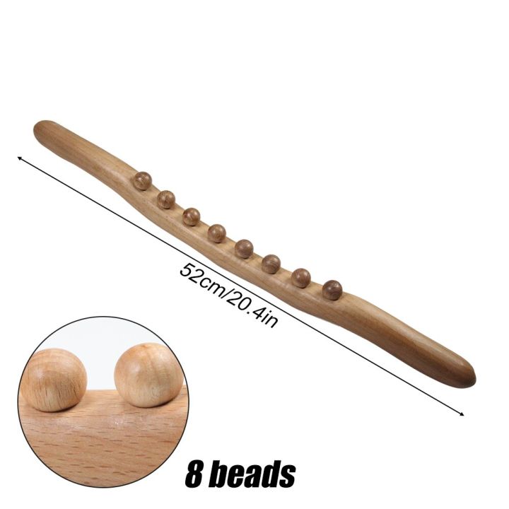 8-20-beads-rolling-pin-universal-back-needle-massage-tendons-beech-wood-scraping-stick-point-treatment-guasha-relax-therapy-tool